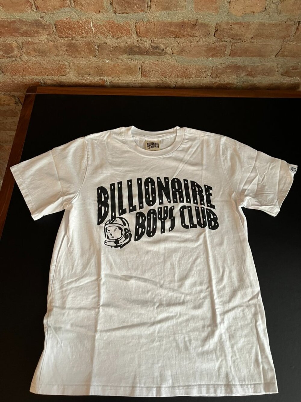 Billionaire Boys Club Iconic Helmet Graphic White T-Shirt Men's Small